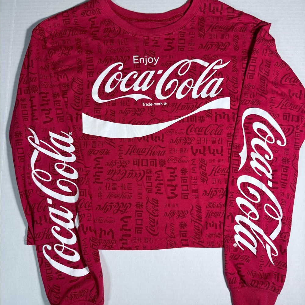 Coca-Cola Women's Red Long Sleeve Shirt
